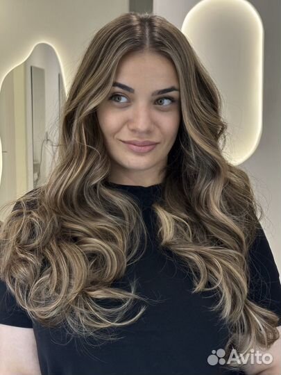 Модель на сложное окрашивание волос