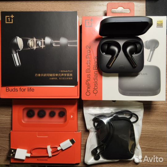 Наушники OnePlus buds pro 2 + защитный чехол