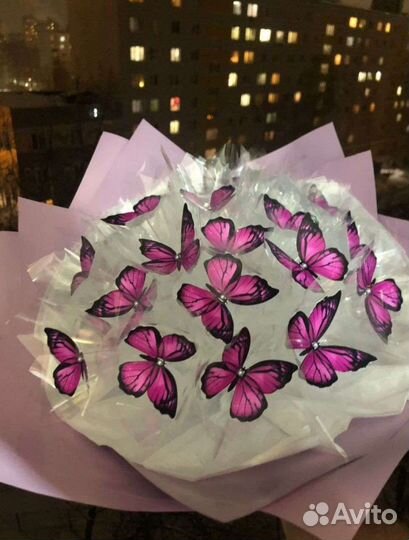 Букеты из бабочек