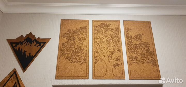 Панно из дерева