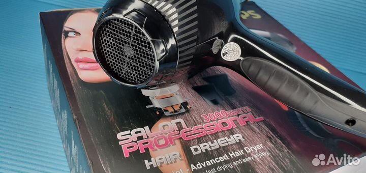 Профессиональный фен Philips 3000w Длинные волосы