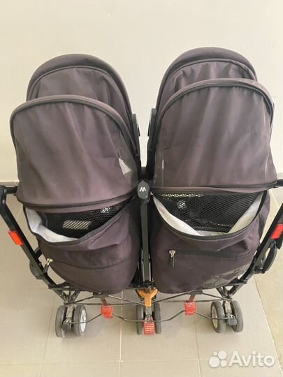 Коляска для двойни bmw mclaren