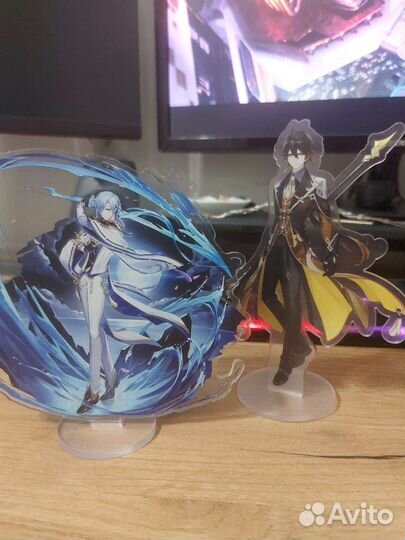 Акриловые статуэтки Genshin impact