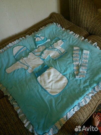 Зимний комплект на выписку мальчику