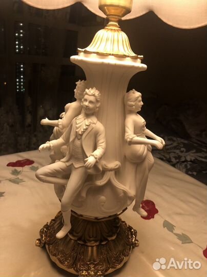 Светильник бронза керамика