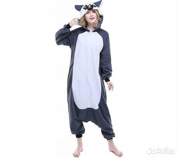 Кигуруми Funfur Fleece Лемур L