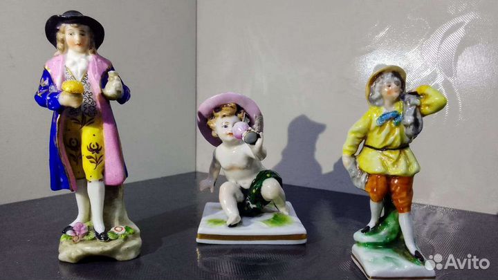 Фарфоровые статуэтки ГДР миниатюры