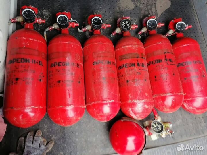 Купим баллоны пожарного газа и хладон за наличный расчет