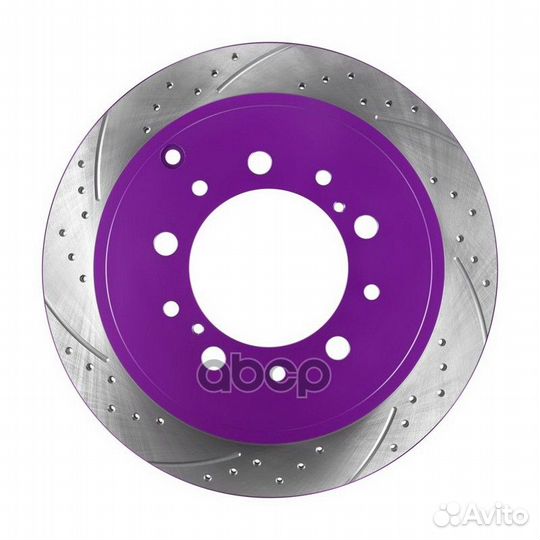 Диск торм.пер.перфорированные toyota land cruis