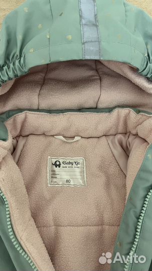 Зимний комбинезон для девочки 80 baby go