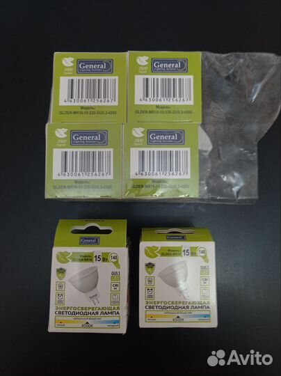 Лампочки для спотов, разные, одним лотом