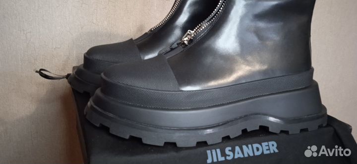 Ботинки Jil Sander, натуральная кожа
