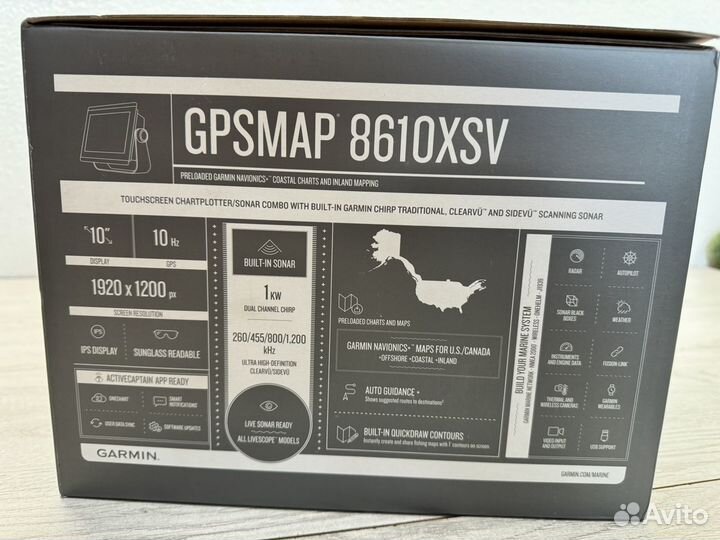 Эхолот Garmin gpsmap 8610XSV