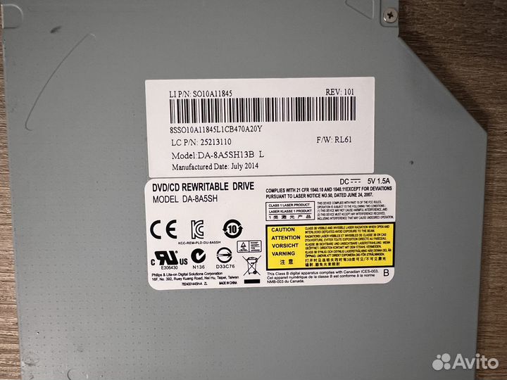 Привод DVD ноутбука Lenovo G50-30