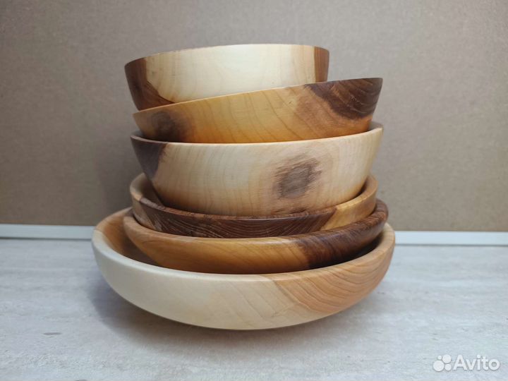Посуда из натурального дерева
