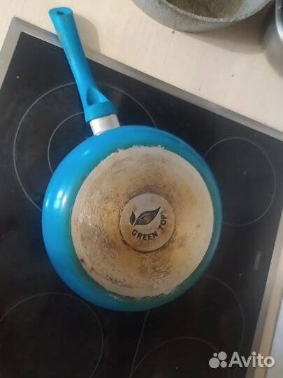 Сковорода голубая