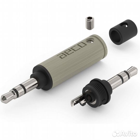 Разъем mini Jack (Stereo) Aeco AT3-1331 Rhodium