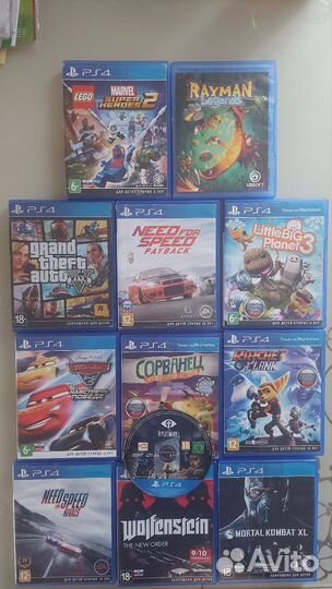 Игры на ps4 диски