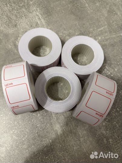 Ценники бумажные