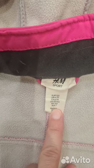 Куртка для девочки размер 122