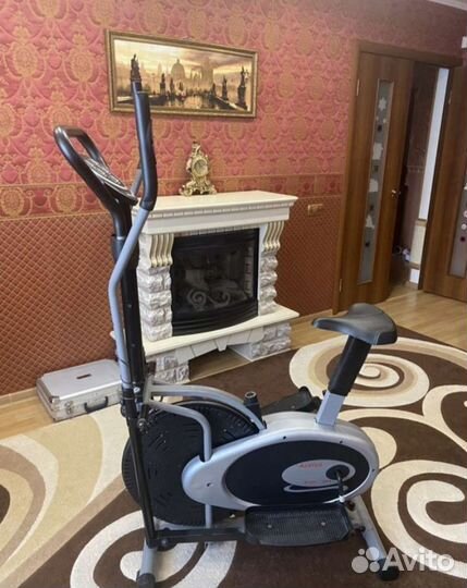 Эллиптический тренажер и велотренажер 2 в 1 аsviva