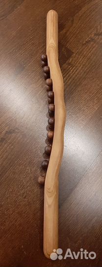 Антицеллюлитный массажер из бука