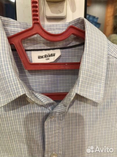 Рубашки школа на мальчика р.122-134