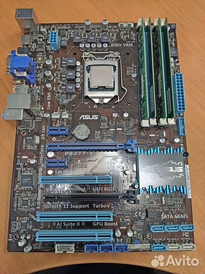 Intel core i7-3770 + p8z77 + ddr3 16Gb+HDD 120gb