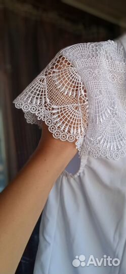 Блузка белая детская