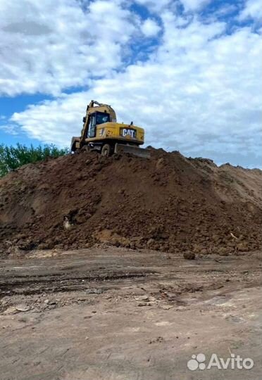 Cерая земля, щебень, песок