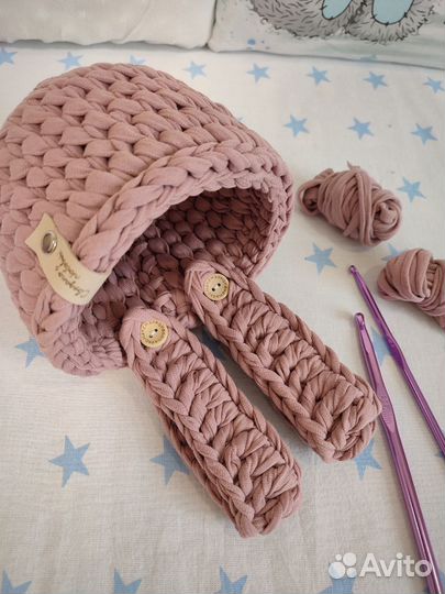 Корзинки-органайзеры вязаные (новые)