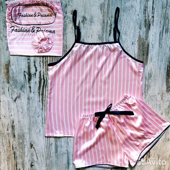 Пижама(шорты,майка,рубашка,штаны)