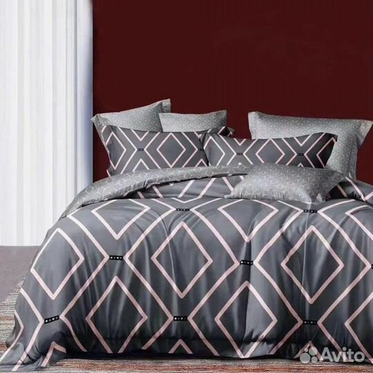 Постельное белье 1.5 2 поплин сатин