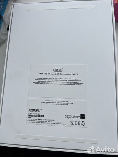 iPad pro 11 M2 256 wi fi