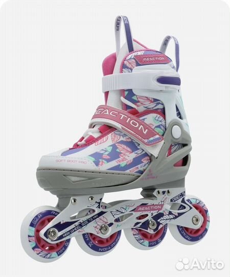 Роликовые коньки детские раздвижные Reaction