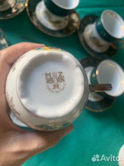 Чайный сервиз Мадонна Чехия cobalt