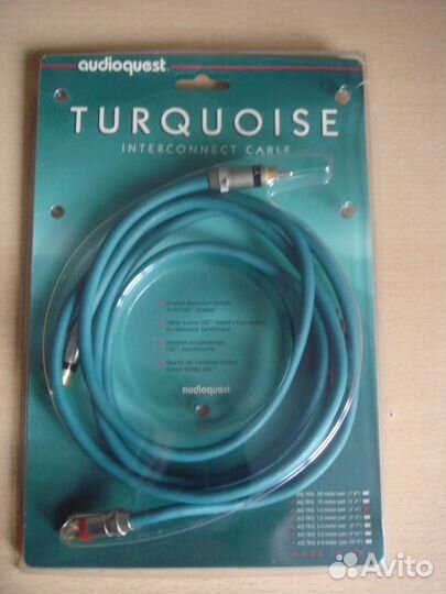 Кабель межблочный Audio Quest Turquoise