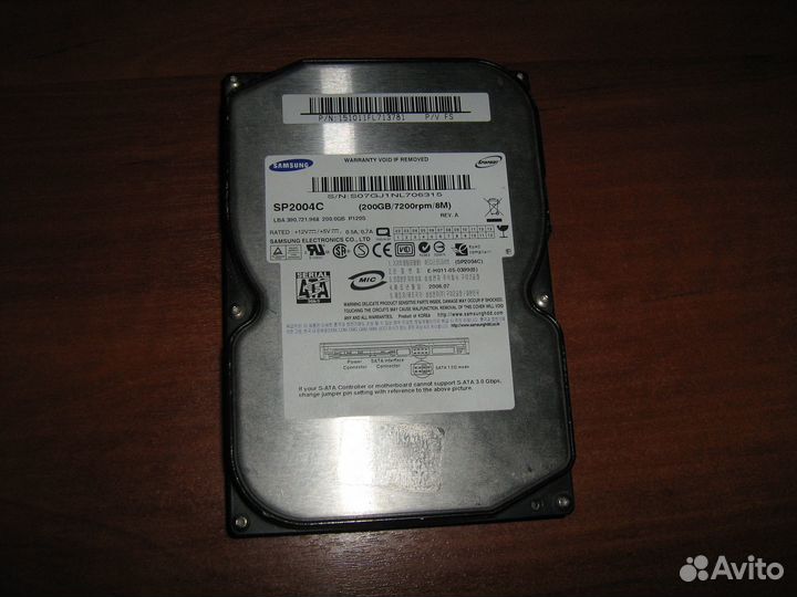 Жесткие диски SATA 120, 200, 320гб исправные