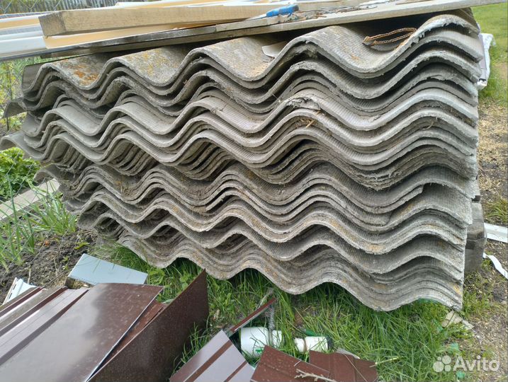 Шифер волновой бу