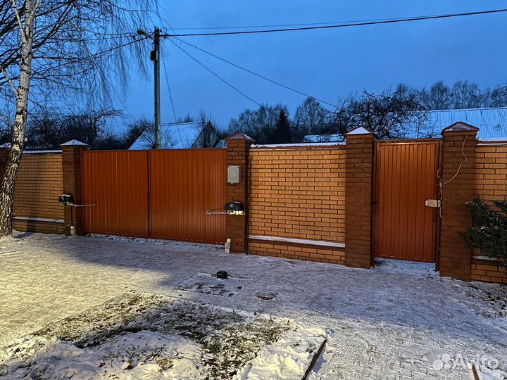 Откатные ворота изготовление/монтаж