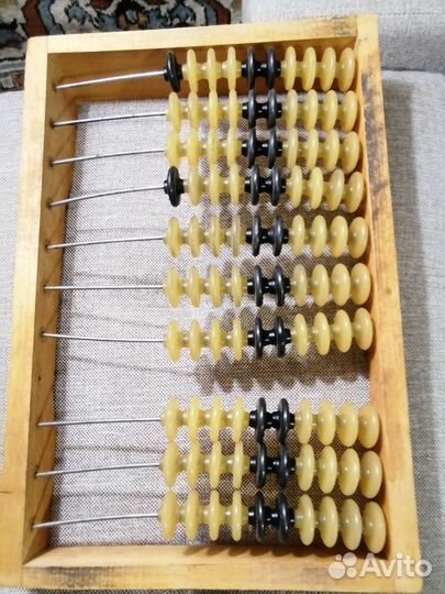 Счеты деревянные бухгалтерские СССР