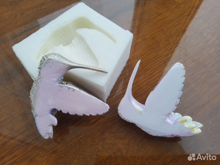 Силиконовый молд для изготовления Колибри # 2