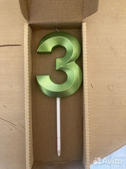 Свечка цифра