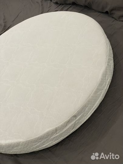 Матрас на круглую кроватку 75 см