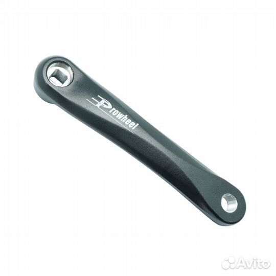 Шатун для велосипеда левый под квадрат, 170 мм, AL