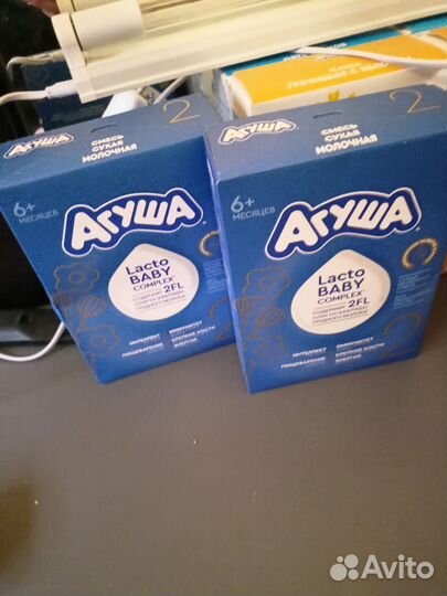 Сухая смесь агуша 2