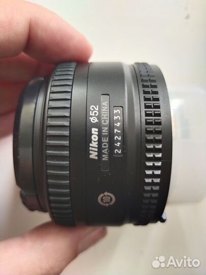 Объектив nikon 50mm f 1.8d af nikkor