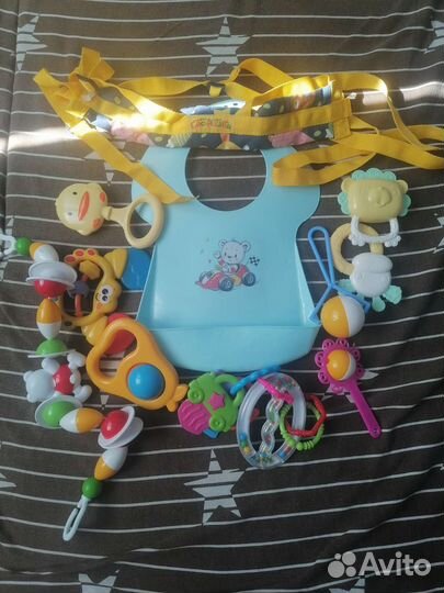 Игрушки погремушки пакетом