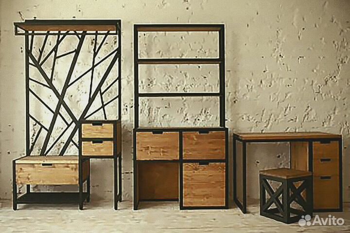 Мебель в стиле Лофт на заказ