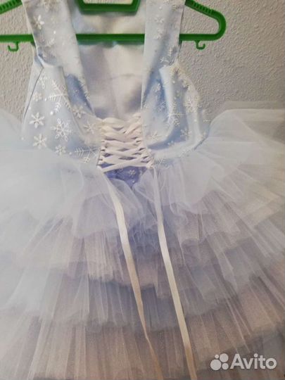 Прокат платье снежинка